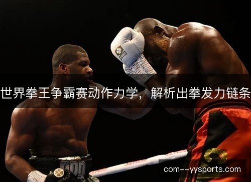 世界拳王争霸赛动作力学,解析出拳发力链条 世界拳王争霸赛动作力学,解析出拳发力链条